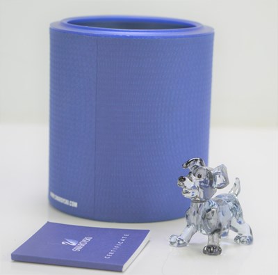 Lot 117 - A Swarovski Disney Lady and the Tramp "Scamp"...