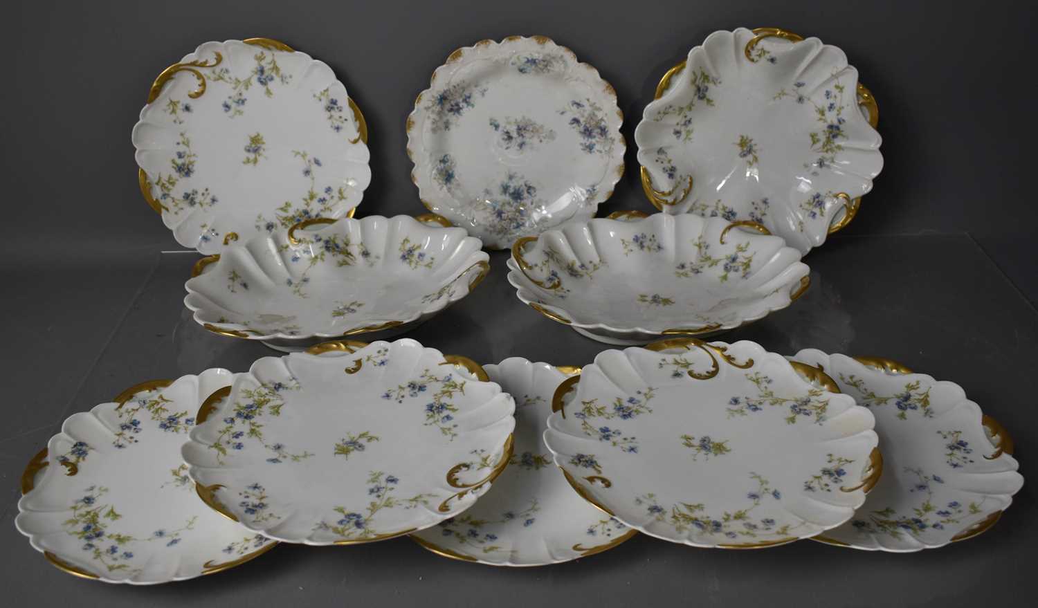 Lot 88 - A group of Haviland and Co Limoges porcelain...