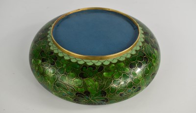 Lot 4 - An early 20th century Chinese champleve enamel...