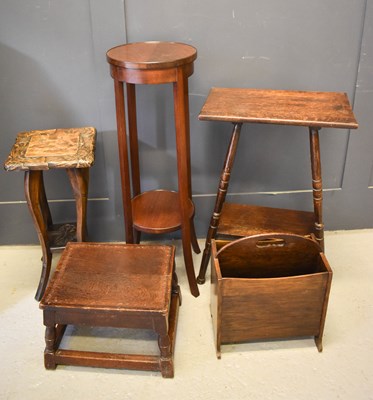 Lot 369 - A group of 19th century and later furniture to...