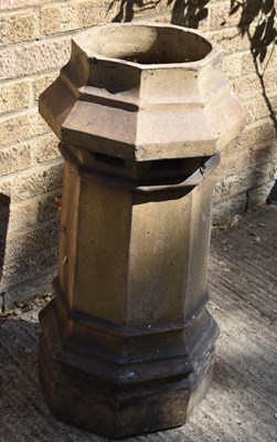 Lot 209 - A Victorian terracotta chimney pot of...