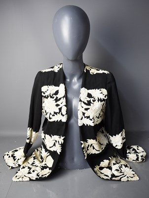 Lot 257 - A Vintage jacket embellished with white sequins.