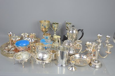 Lot 277 - A quantity of silver plated items to include...