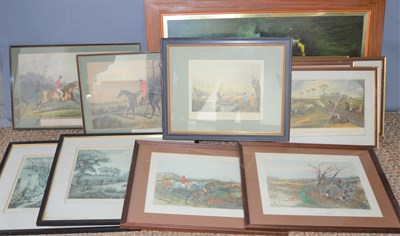 Lot 311 - A group of 19th century and later hunting...