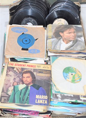 Lot 604 - A large group of vinyl records to inlcude Abba,...