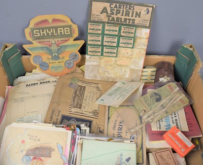 Lot 457 - A group of ephemera to include a Carters...