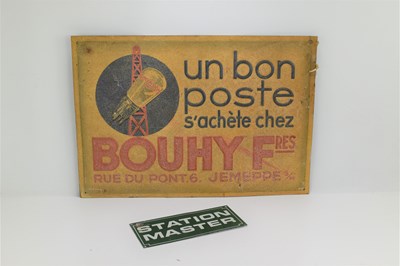 Lot 264 - A vintage French advertising sign for...