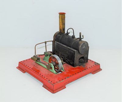 Lot 182 - A vintage Mamod twin cylinder live steam...