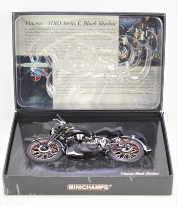 Lot 199 - A Minichamps 1/12 scale model of a Vincent...