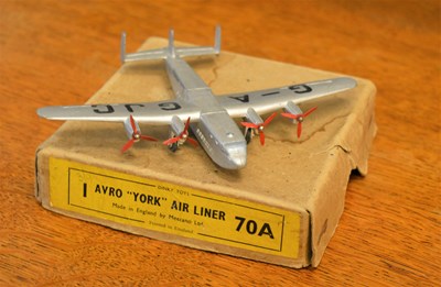 Lot 142 - A vintage Meccano Ltd, Dinky Toys, Avro 'York'...