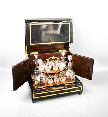 Lot 405 - A French 19th century decanter set, in an...