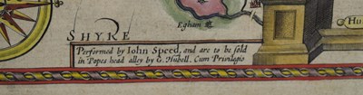 Lot 80 - An 17th century John Speed map, dated 1610,...