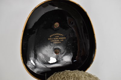 Lot 142 - An antique barristers wig and original display...