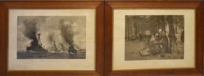 Lot 584 - A pair of 19th century prints; The Sure Shield...