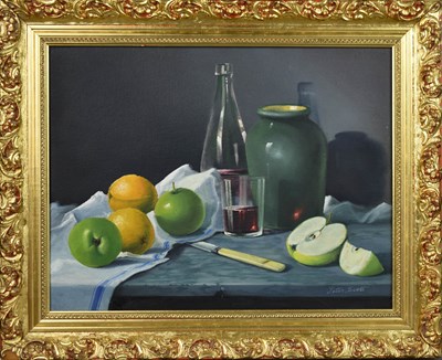 Lot 594 - Peter Scott (20th century) still life...