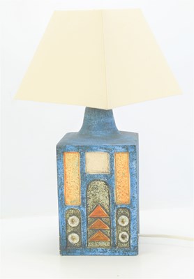 Lot 22 - A Troika Pottery rectangle table lamp by Jane...