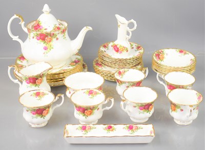 Lot 356 - A Royal Albert "Old Country Roses" part tea...