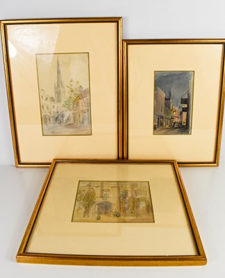 Lot 539 - Alfred Young Nutt (1847-1924): Grantham scenes,...