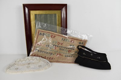 Lot 231 - A 19th century sampler by Alice Legg dated...