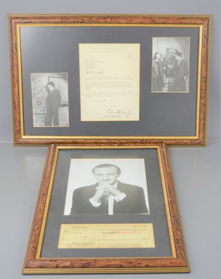 Lot 232 - A framed and glazed signed letter from Richard...