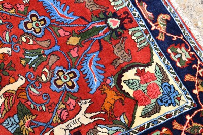 Lot 436 - A fine Middle Eastern wool rug, hand woven in...