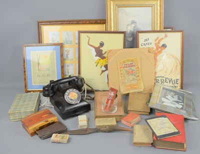 Lot 450 - A group of books and prints and other items to...