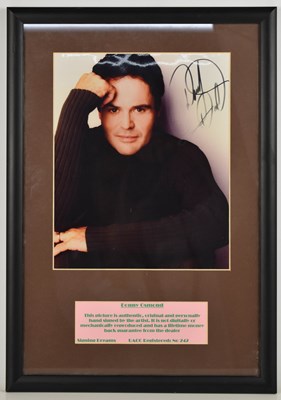 Lot 146 - A Donny Osmond signed photograph / autograph,...