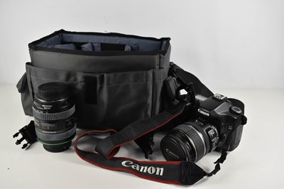 Lot 224 - A Canon EOS 40D digital SLR camera fitted with...