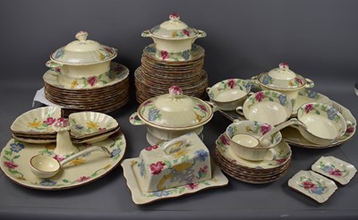 Lot 375 - A Masons "Sampler" pattern tea/dinner service...