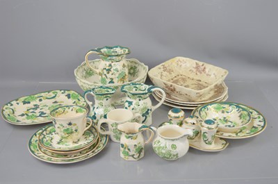 Lot 362 - A group of Masons "Chartreuse" pattern...