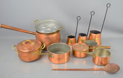 Lot 515 - A group of three copper and wrought iron...