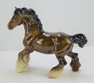 Lot 331 - A Beswick shire horse.