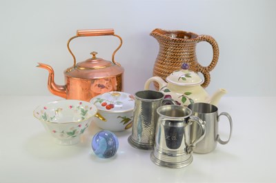 Lot 282 - A Bridgewater Mary Fedden teapot together with...