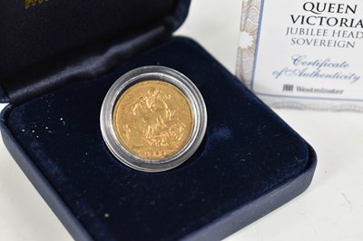 Lot 176 - An 1888 Victoria Jubilee head Gold Sovereign,...