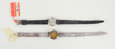 Lot 91 - Two vintage ladies Eterna-Matic wrist watches,...