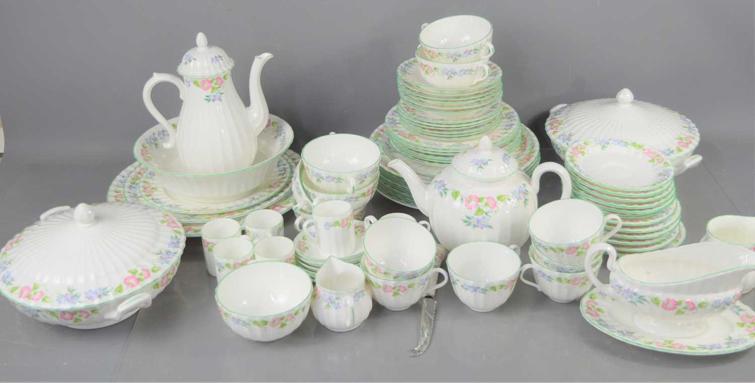 Lot 373 - Two Royal Worcester tea / dinner services to...