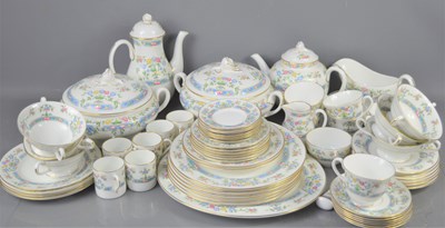 Lot 374a - A Royal Worcester "Mayfield" tea / dinner sets...