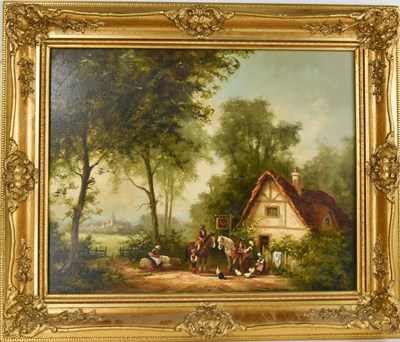 Lot 102 - G Sibbons (20th century): oil on canvas,...