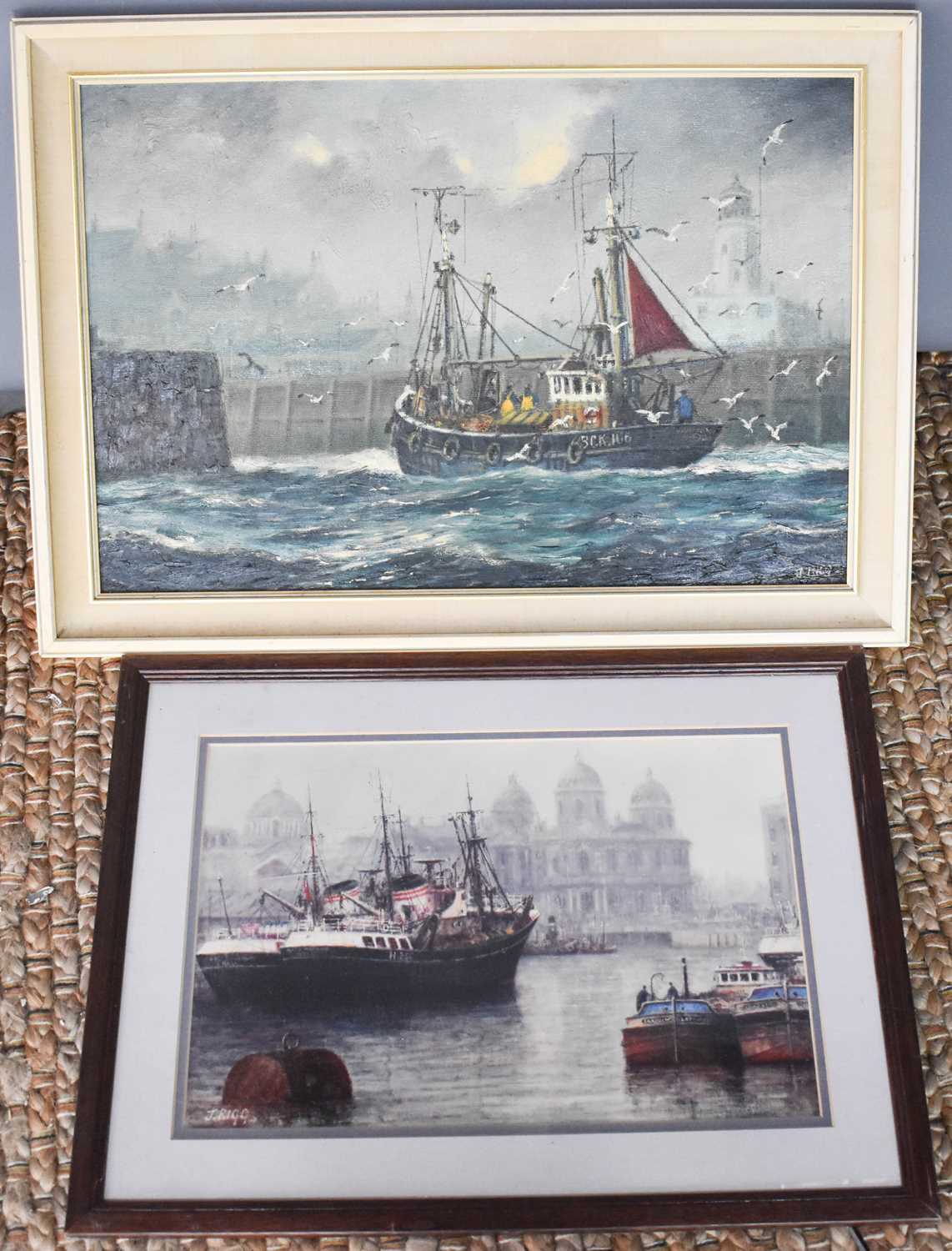 Lot 100 - Jack Rigg (20th century): oil on board,