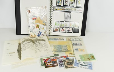 Lot 56 - A stamp album containing GB mint examples from...