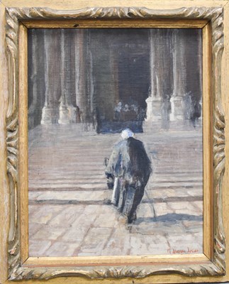 Lot 103 - A 20th century oil on canvas board, titled...