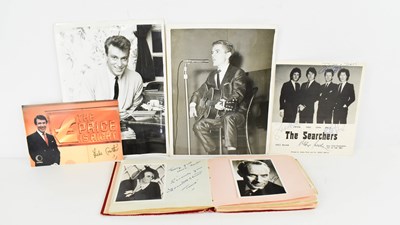 Lot 9 - A 1950s autograph book containing photos and...