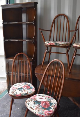 Lot 243 - A group of Ercol furniture to include a corner...