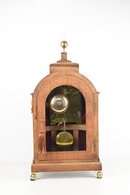 Lot 9 - A Regency mahogany cased bracket clock with...