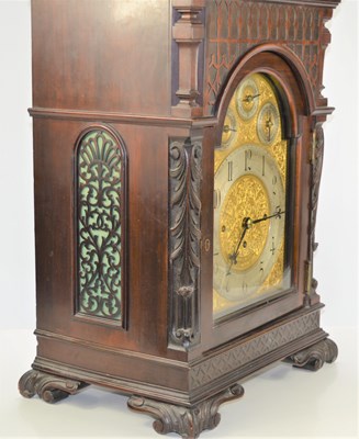 Lot 10 - A late Victorian 'Directors' Bracket Clock...