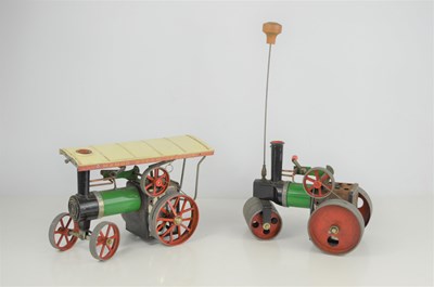Lot 350 - A Mamod steam roller together with a Mamod...