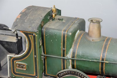 Lot 379 - Trains: a 5 inch gauge live steam model of a...