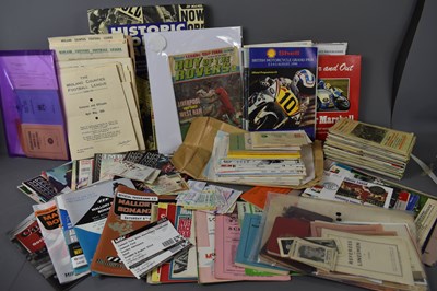 Lot 121A - A large collection of football programmes and...