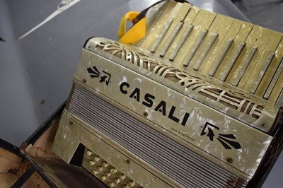 Lot 206 - A Casali accordion, made in Germany, with...