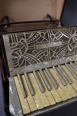 Lot 206 - A Casali accordion, made in Germany, with...